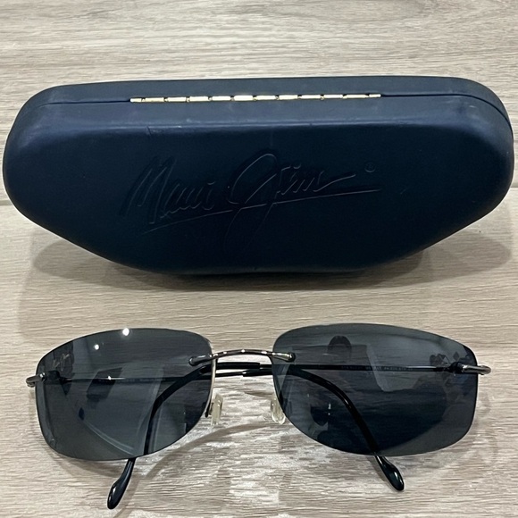 Maui Jim Lahaina MJ 450 02 Titanium Flex Sport Frame Grey FOR FRAMES ONLY